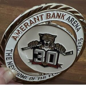 Florida Panthers Commemorative 30th Anniversary Coin, 2-sided collectible coin